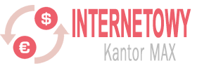 Logo internetowy kantor MAX